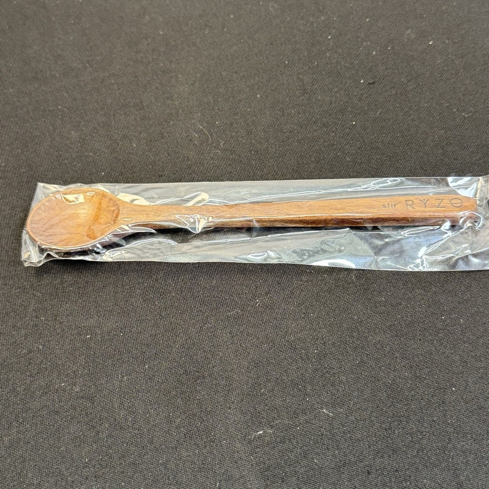 Ryze Wooden Stirring Spoon In Plastic‎